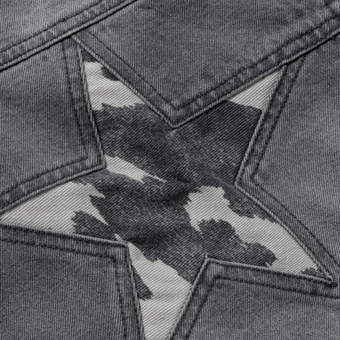 Suspicious Cowboys / Star Cow Barrel Jeans - Washed Black