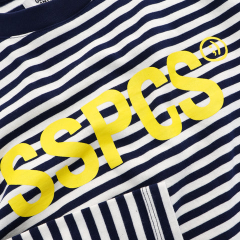 The SSPCS Striped Longsleeve - Coastal Blue