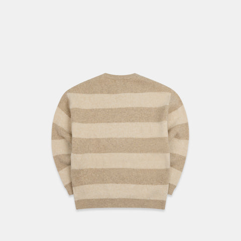 PL / Striped Knitted Sweat - Dune