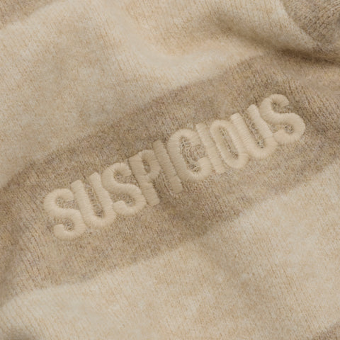 PL / Striped Knitted Sweat - Dune