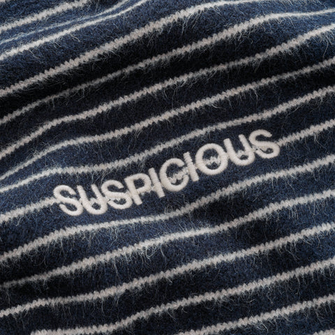 Polkaline / Striped Knitted Sweat - Nightfall