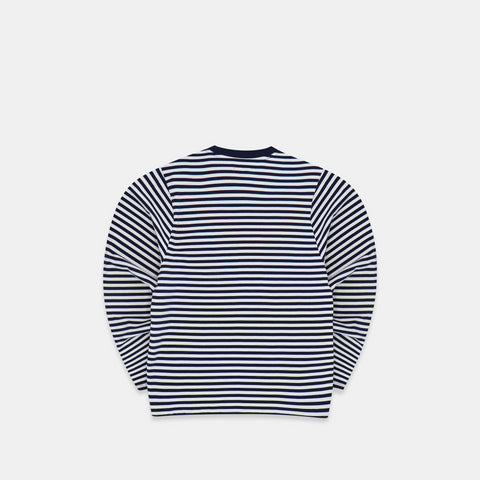 The SSPCS Striped Longsleeve - Coastal Blue