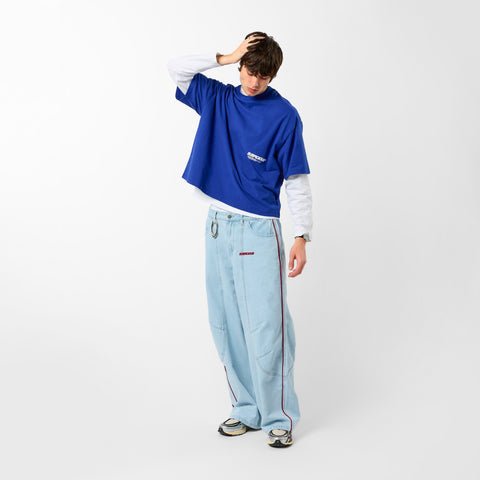 +351 Cotton / Structured Chaos Tee - Big Blue