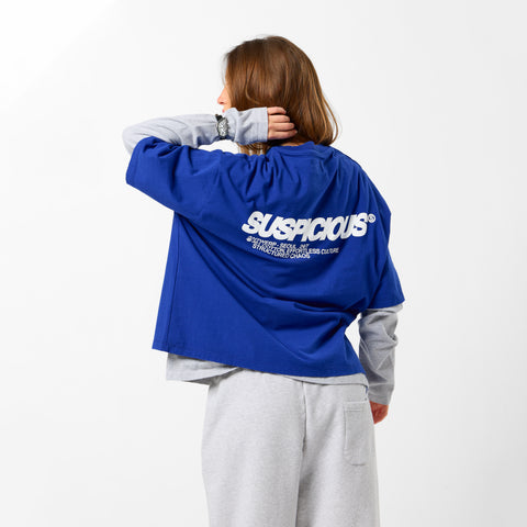 +351 Cotton / Structured Chaos Tee - Big Blue