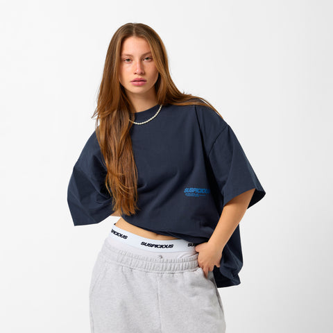 +351 Cotton / Structured Chaos Tee - Nightfall & Big Blue