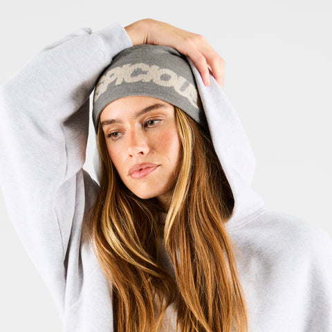 Fall 2 / Suspicious Beanie - Heather Grey & Dune
