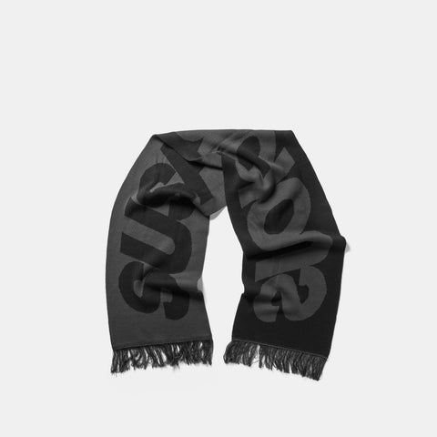 Fall 2 / Suspicious Big Scarf - Black & Charcoal