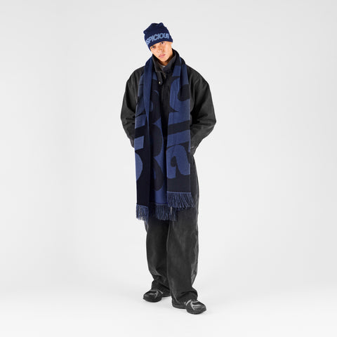 Fall 2 / Suspicious Big Scarf - Nightfall & Indigo