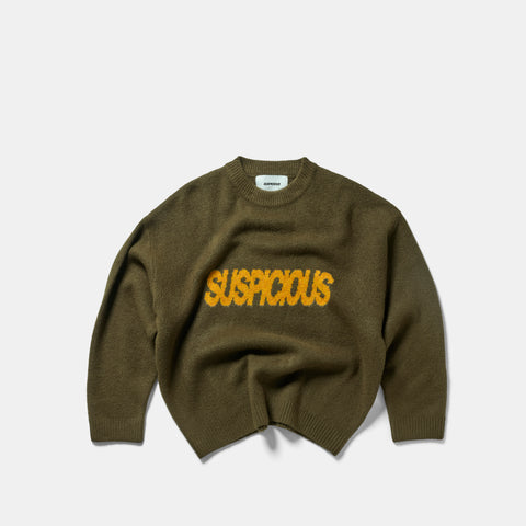 Fall 2 / Suspicious Knitted Sweat - Khaki