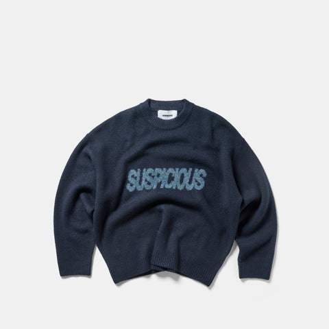 Fall 2 / Suspicious Knitted Sweat - Navy
