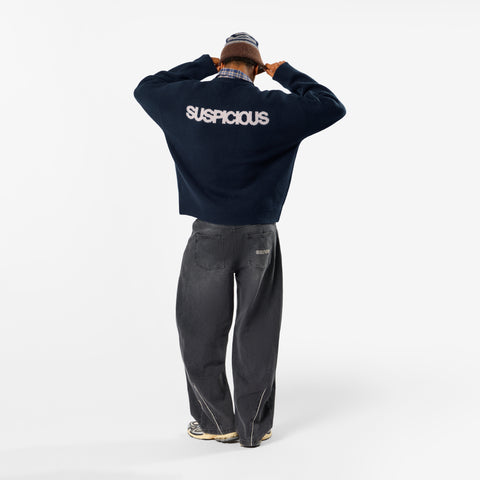 Polkaline / Suspicious Knitted Sweat - Nightfall