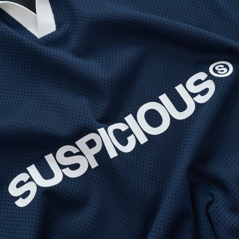 Spring 1 / Suspicious Mesh Football Top - Nightfall