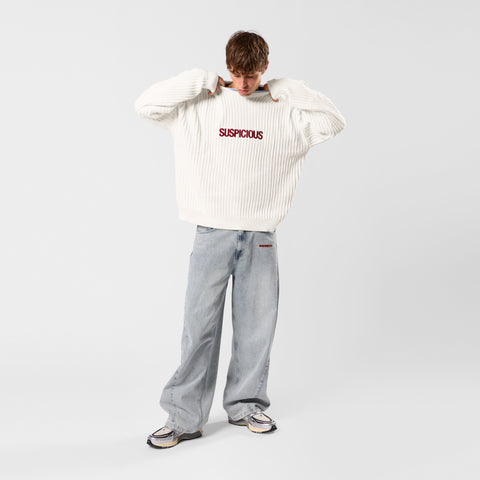 S2 / Suspicious Rib Knit - Natural