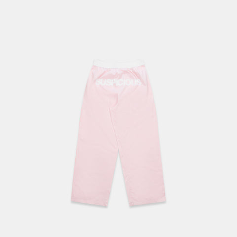 Spring 1 / Suspicious Striped Cotton Pants - Pink