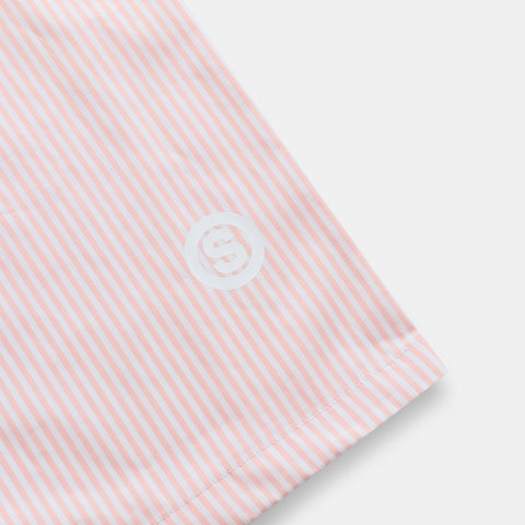 Spring 1 / Suspicious Striped Cotton Pants - Pink
