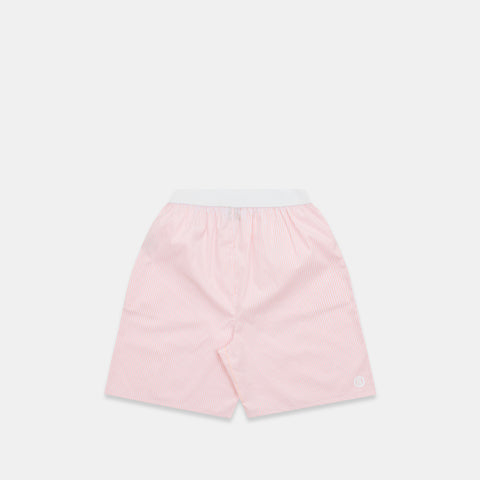 Spring 1 / Suspicious Striped Cotton Shorts - Pink