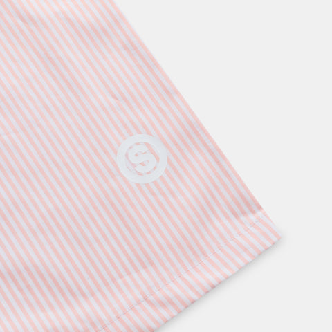 Spring 1 / Suspicious Striped Cotton Shorts - Pink