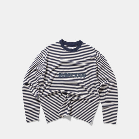 Winter 2 / Suspicious Striped Longsleeve - Nightfall & Egret