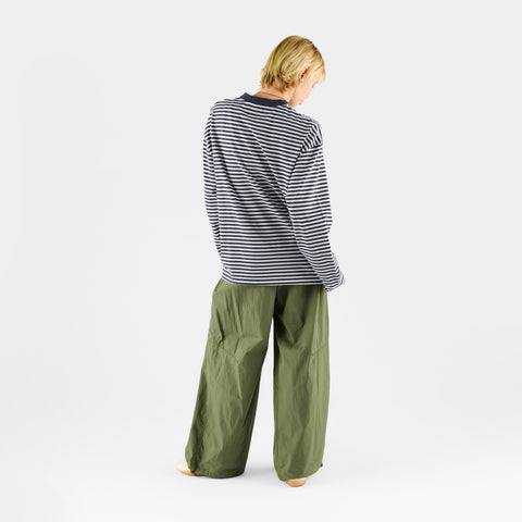 Winter 2 / Suspicious Striped Longsleeve - Nightfall & Egret