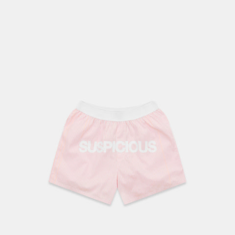 Spring 1 / Suspicious Striped Pocket Boxershorts - Pink
