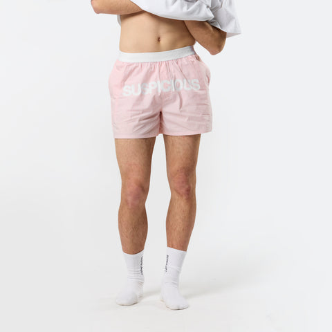 Spring 1 / Suspicious Striped Pocket Boxershorts - Pink