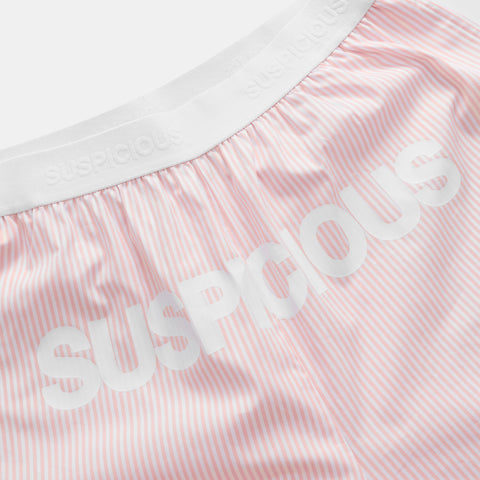 Spring 1 / Suspicious Striped Pocket Boxershorts - Pink