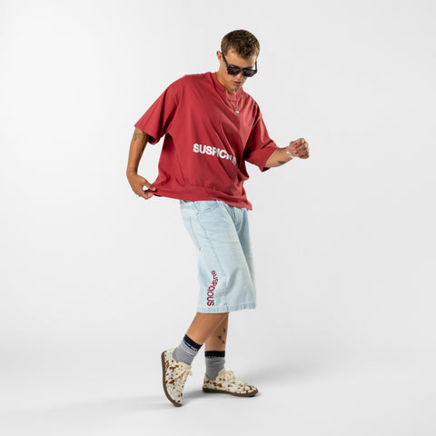 Buongiorno / Suspicious Tee - Ruby