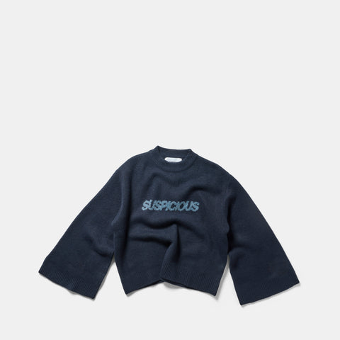 Fall 2 / Suspicious W Sleeve Knit - Nightfall