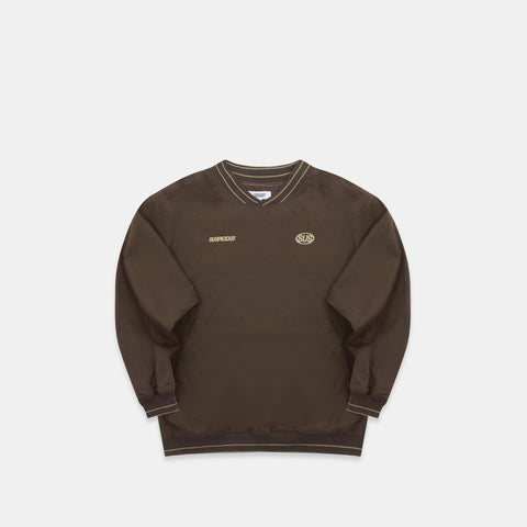 Fall / Tech Pullover Windbreaker - Brown