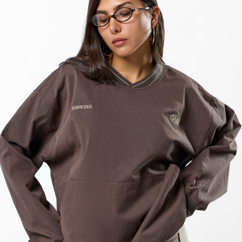 Fall / Tech Pullover Windbreaker - Brown
