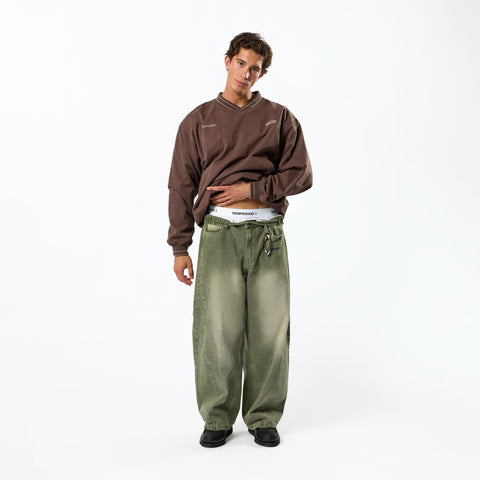 Fall / Tech Pullover Windbreaker - Brown