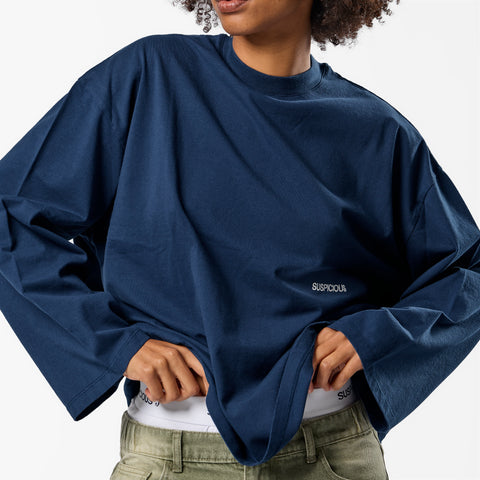 PL / The Essentials Longsleeve - Navy
