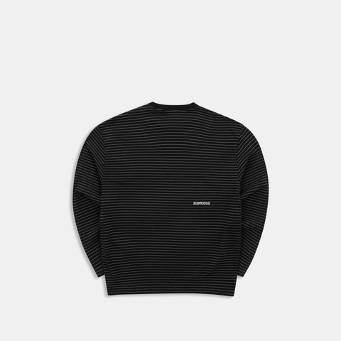 PL / The Essentials Striped Longsleeve - Black