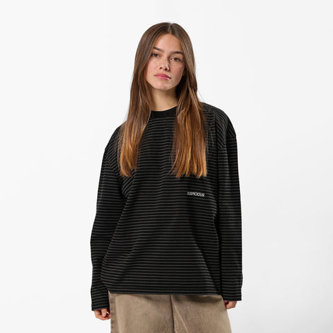 PL / The Essentials Striped Longsleeve - Black