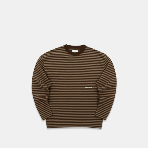 PL / The Essentials Striped Longsleeve - Espresso Tone