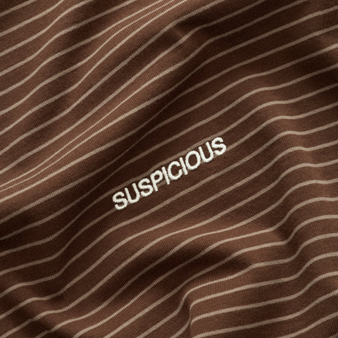 PL / The Essentials Striped Longsleeve - Espresso