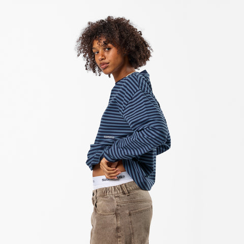 PL / The Essentials Striped Longsleeve - Nightfall Tone
