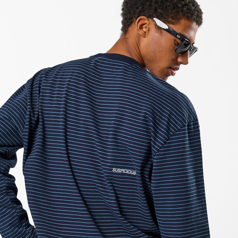 PL / The Essentials Striped Longsleeve - Nightfall