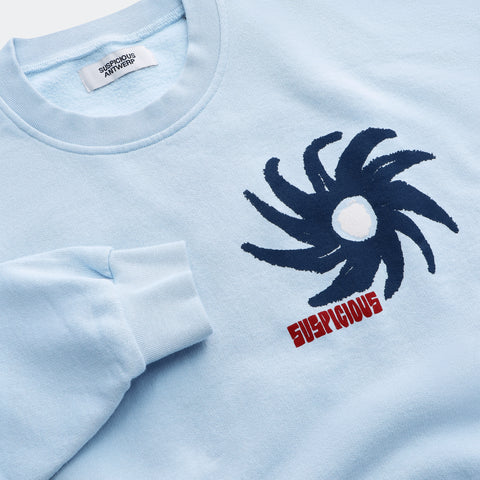 Isla Bonita / The Menorca Crewneck - Celestial Blue