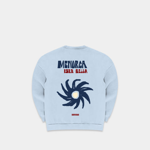 Isla Bonita / The Menorca Crewneck - Celestial Blue