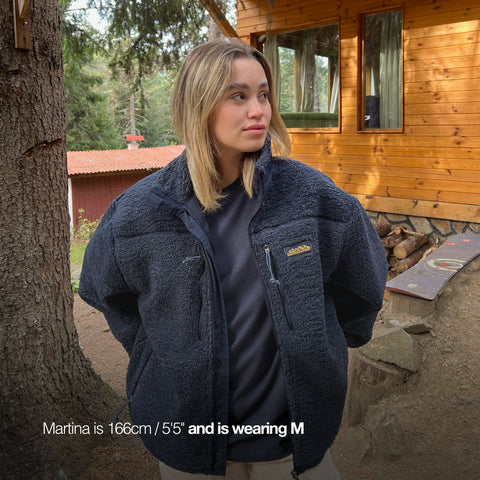 The Landscape Sherpa Jacket - Navy