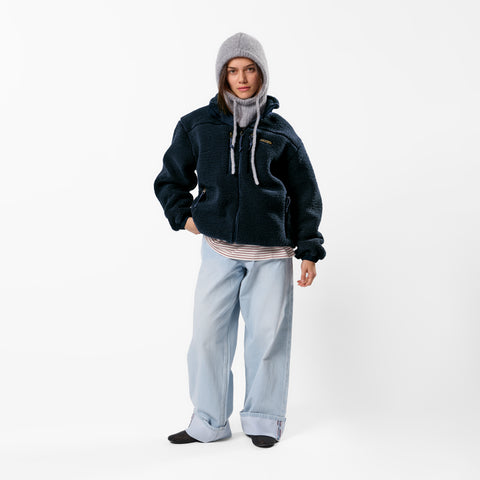 The Landscape Sherpa Jacket - Navy