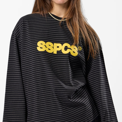 PL / The SSPCS Striped Longsleeve - Black Yellow