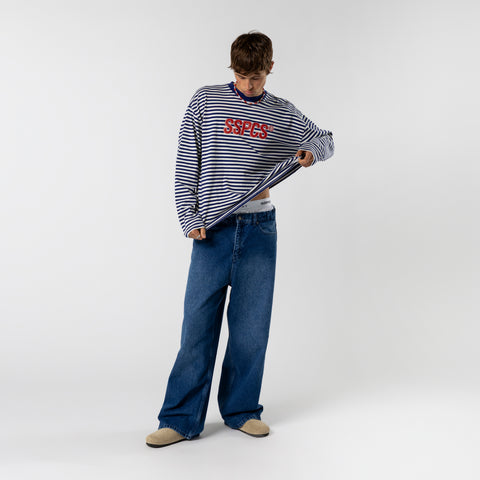 PL / The SSPCS Striped Longsleeve - Blue Red
