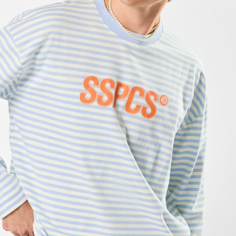 The SSPCS Striped Longsleeve - Celestial Blue II