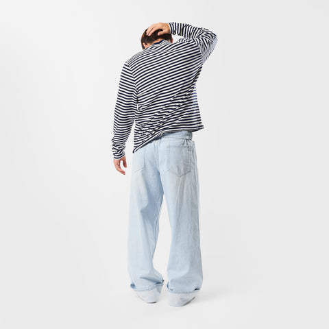 The SSPCS Striped Longsleeve - Coastal Blue