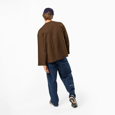 PL / The SSPCS Striped Longsleeve - Espresso Blue