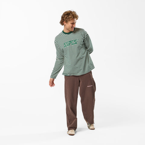 PL / The SSPCS Striped Longsleeve - Forest Green
