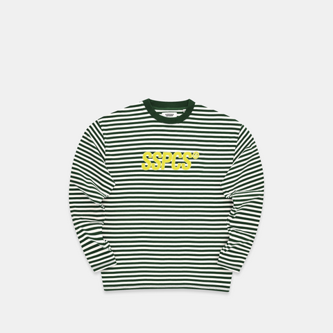 PL / The SSPCS Striped Longsleeve - Green Yellow