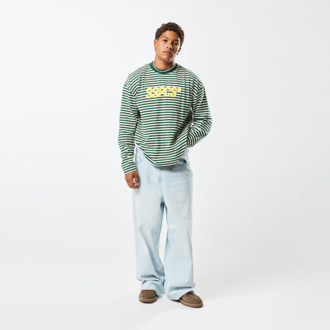 PL / The SSPCS Striped Longsleeve - Green Yellow